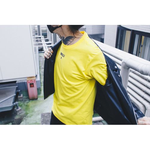 Nulbarich FRUIT OF THE LOOM T-shirt [White&Yellow 2Pset] 